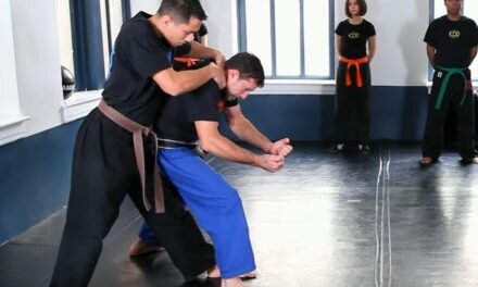 Rear Choke defense demonstration
