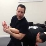 Defense against a shirt grab